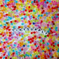 4MM Bicone Translucent Mix Acrylic Bead