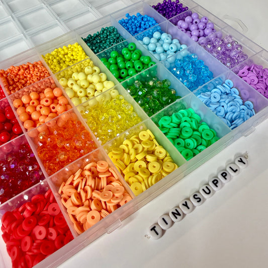 Rainbow Mixed Bead Set (4380 beads/box)