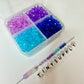 4MM Bicone Mix Color Themed Acrylic Bead Sets (1200 beads/box)