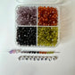 4MM Bicone Mix Color Themed Acrylic Bead Sets (1200 beads/box)