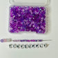 4MM Bicone Transparent Mix Themed Acrylic Bead Sets (500 beads/box)
