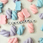 Mixed Color Fake Marshmallow Piece Charm (24MM x 15MM)