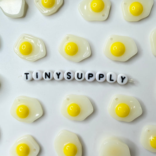 Sunnyside Up Egg Charm (20mm x 16mm)