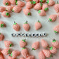22MM Pink and Red Strawberry Charm