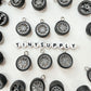 16MM Mini Rubber Tire Charm with Eye Pin