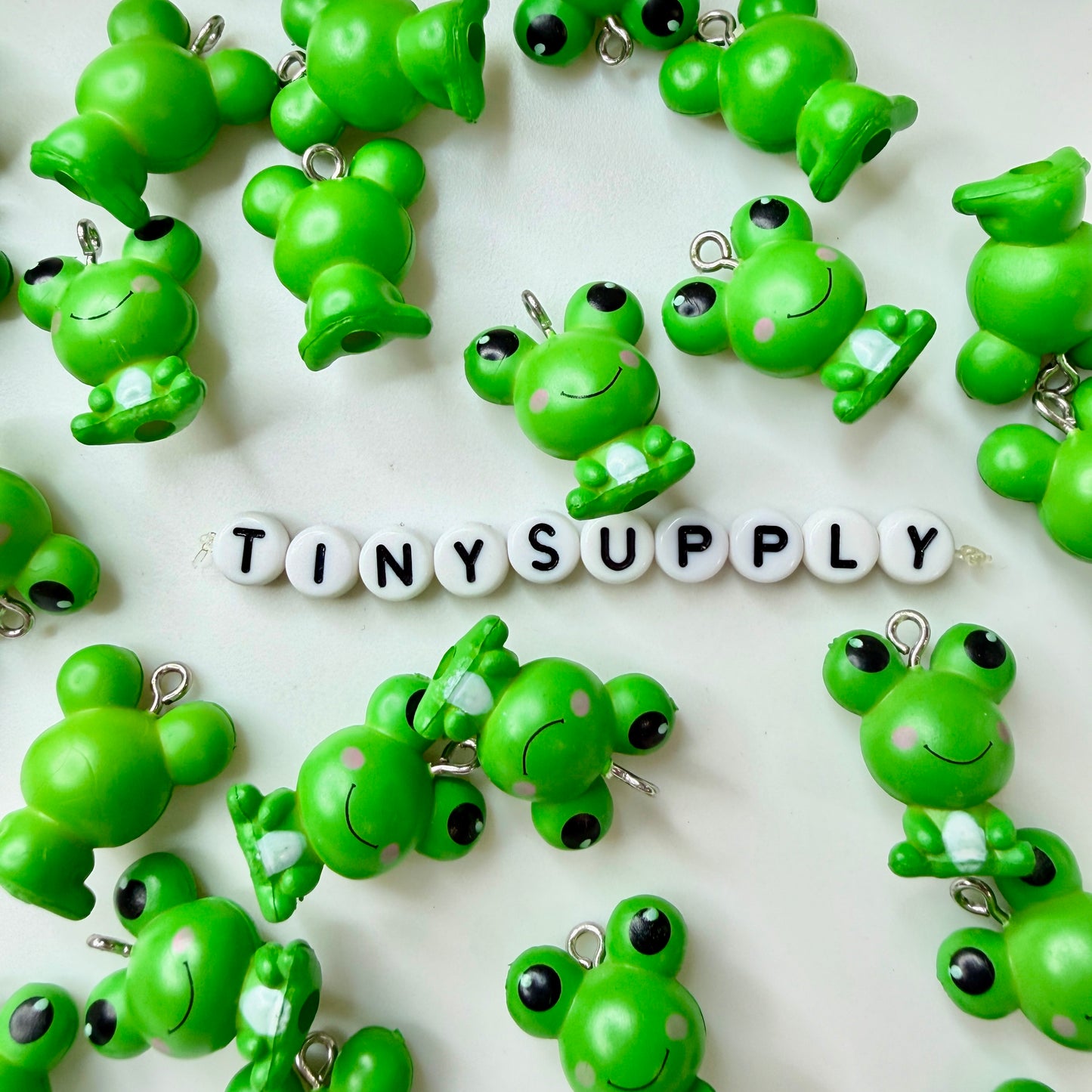 Froggy Frog Green Charm (21mm x 15mm)