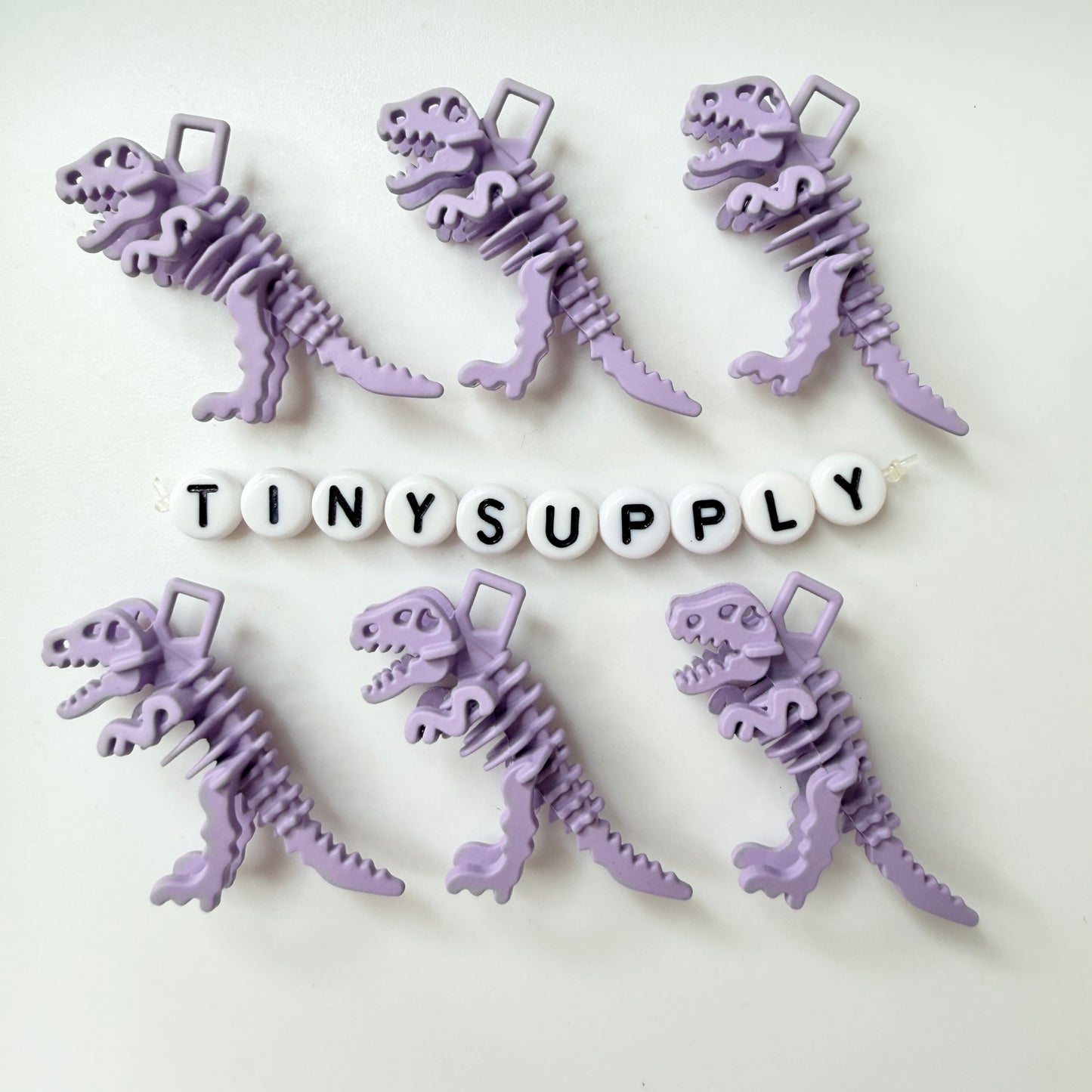 37MM X 27MM Matte Enamel Alloy T-Rex Animal Themed Charms