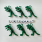 37MM X 27MM Matte Enamel Alloy T-Rex Animal Themed Charms
