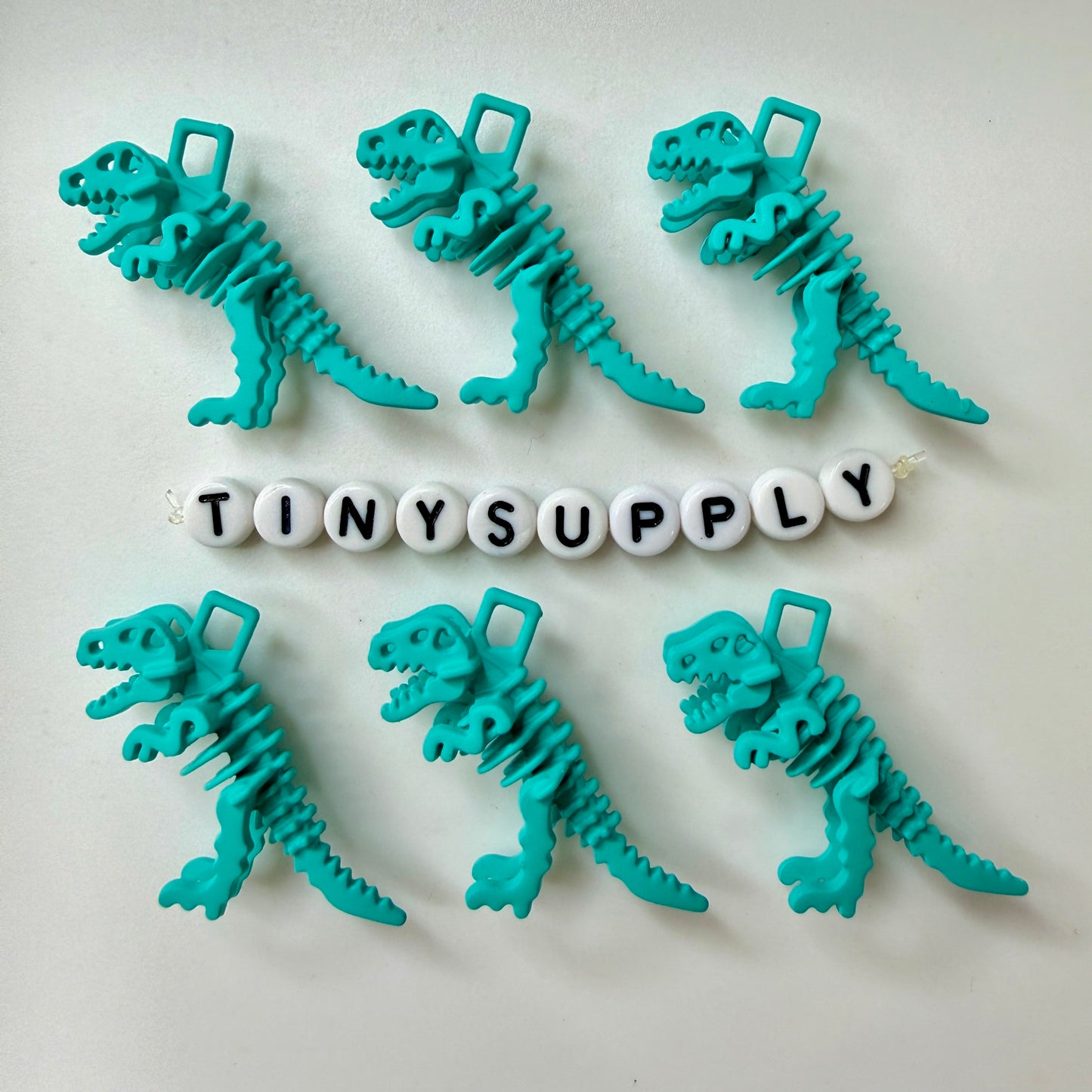 37MM X 27MM Matte Enamel Alloy T-Rex Animal Themed Charms
