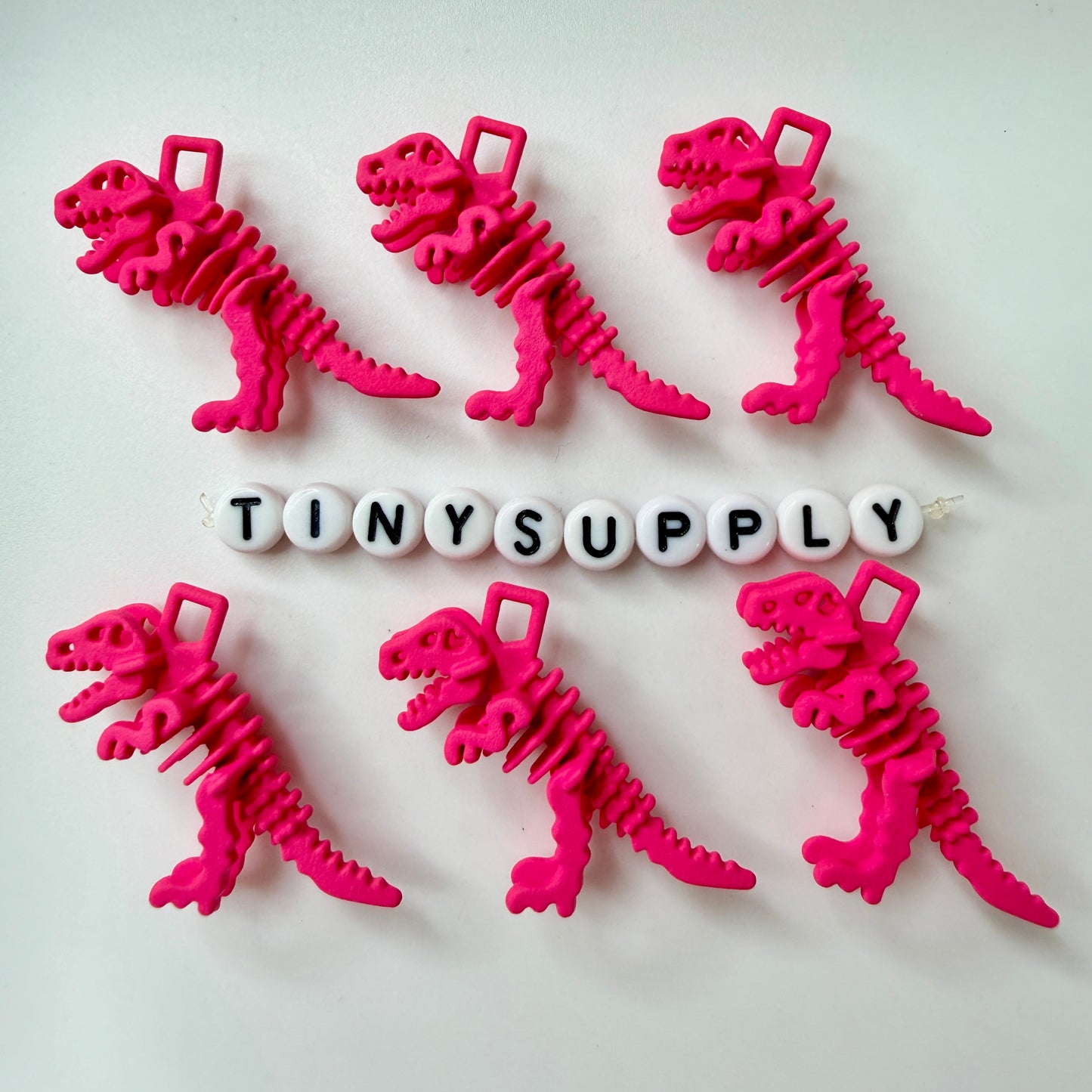 37MM X 27MM Matte Enamel Alloy T-Rex Animal Themed Charms