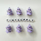 Boo-gie Faux Pearl Ghost Theme Enamel Coated Metal Charms