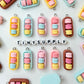 27MM x13MM Macaron Snack Box, Food Themed Resin Charms
