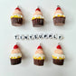 Cute Strawberry Cupcake Charms (17mm x 28mm)