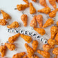 20MM x 9MM Fried Chicken Drumstick, Food Themed Resin Charms