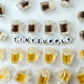 16MM x 15MM Cute Beer Cup Themed Acrylic Charm (Brown or Yellow)