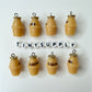 Cute Korean Banana, Strawberry, Chocolate Milk Bottle Charms (21MM x 31MM)