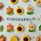 Flower Themed Charm Pendant (29mm x 15mm)