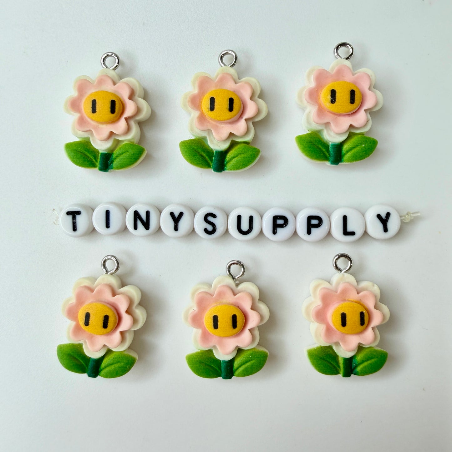 Flower Themed Charm Pendant (29mm x 15mm)
