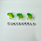 22MM Ombre Yellow, Green, Purple and Blue Umbrella Resin Charm