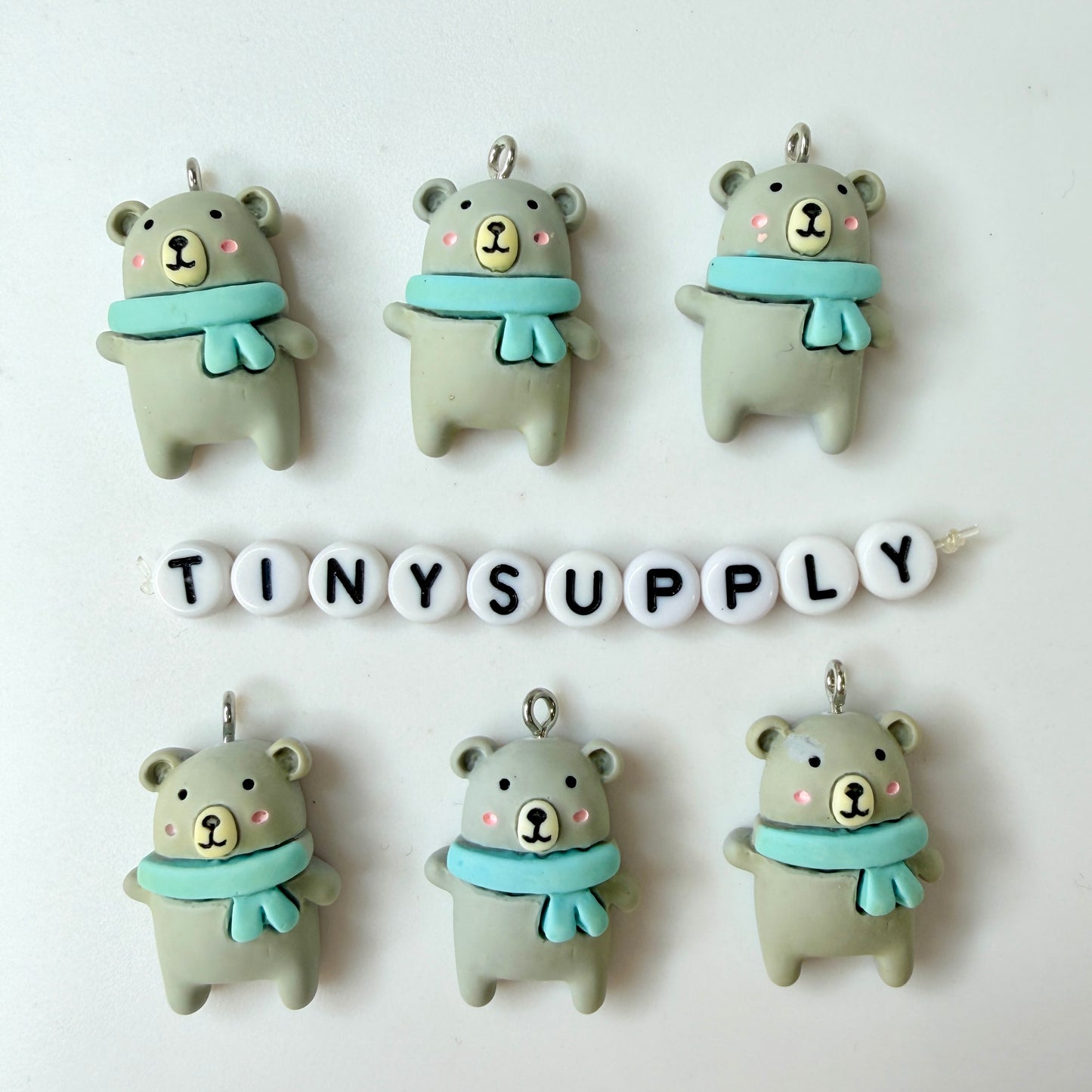 Panda, Pig, Bird, Bear, Animal Themed Charms