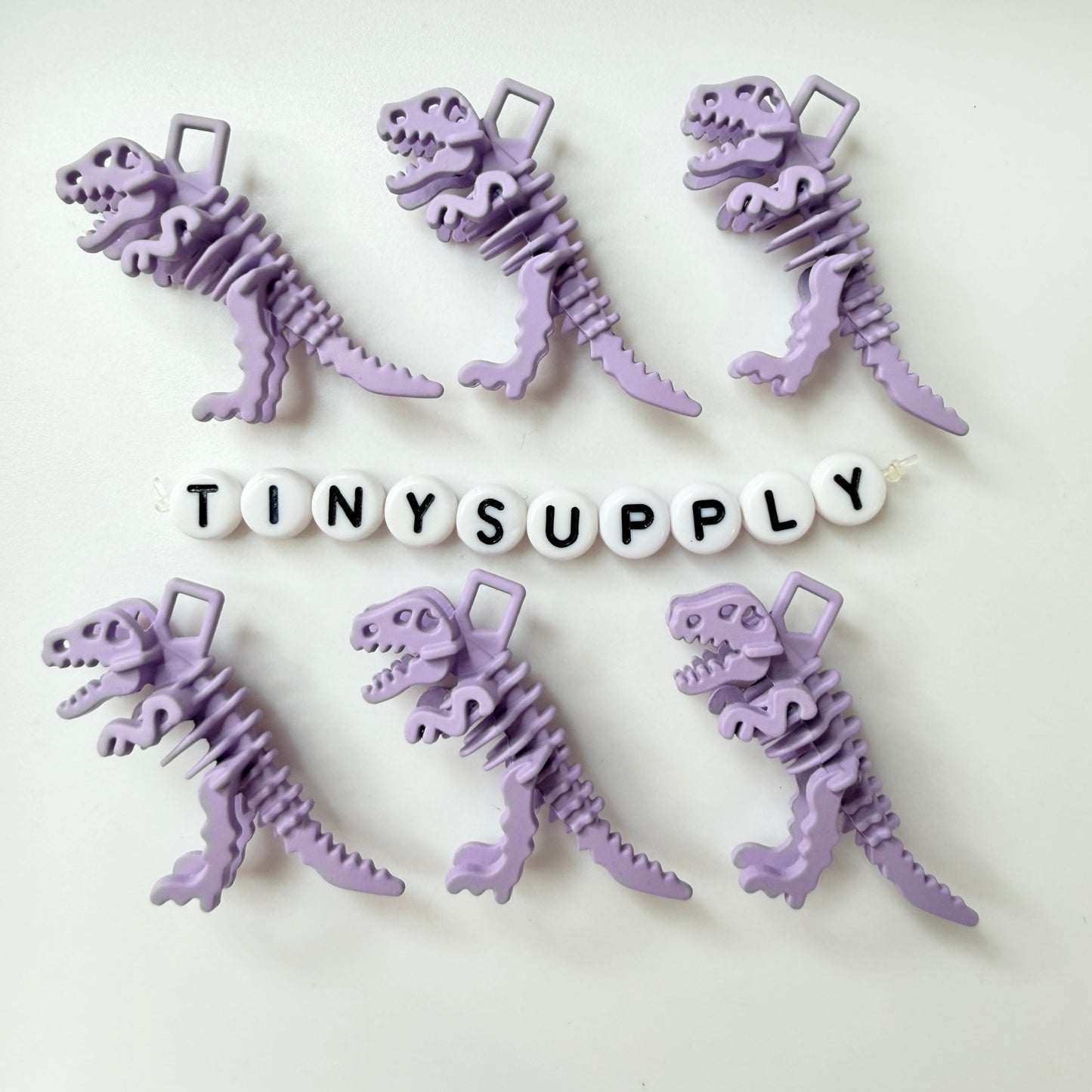 37MM X 27MM Matte Enamel Alloy T-Rex Animal Themed Charms