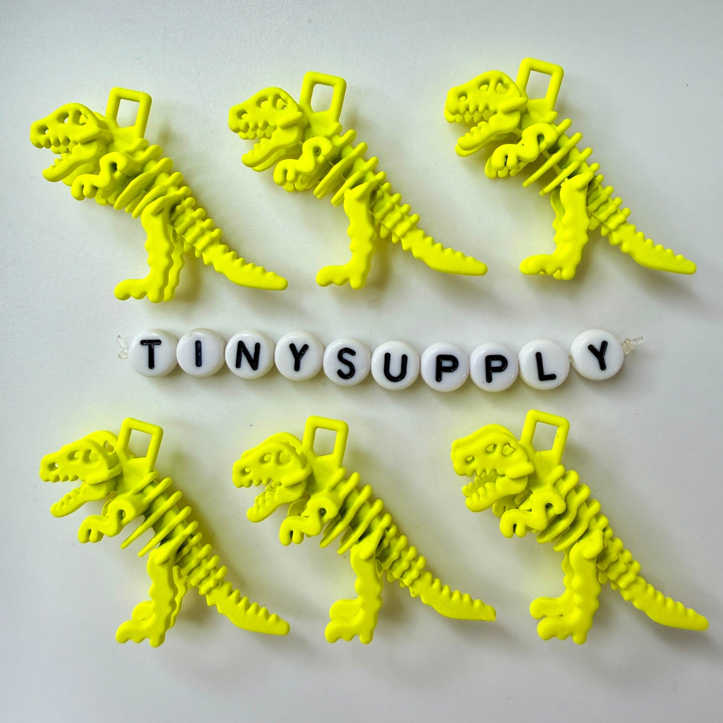 37MM X 27MM Matte Enamel Alloy T-Rex Animal Themed Charms
