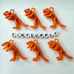 37MM X 27MM Matte Enamel Alloy T-Rex Animal Themed Charms