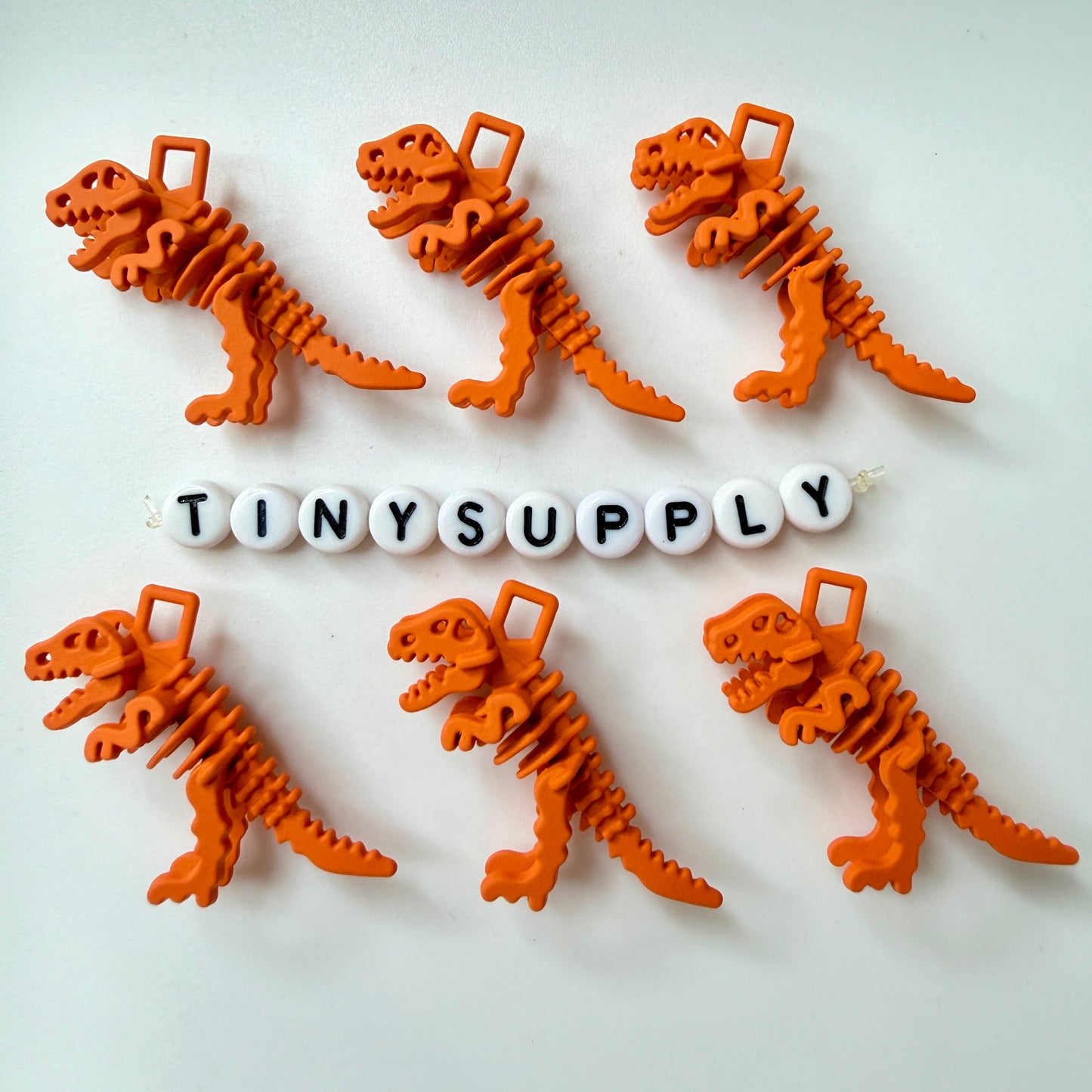 37MM X 27MM Matte Enamel Alloy T-Rex Animal Themed Charms