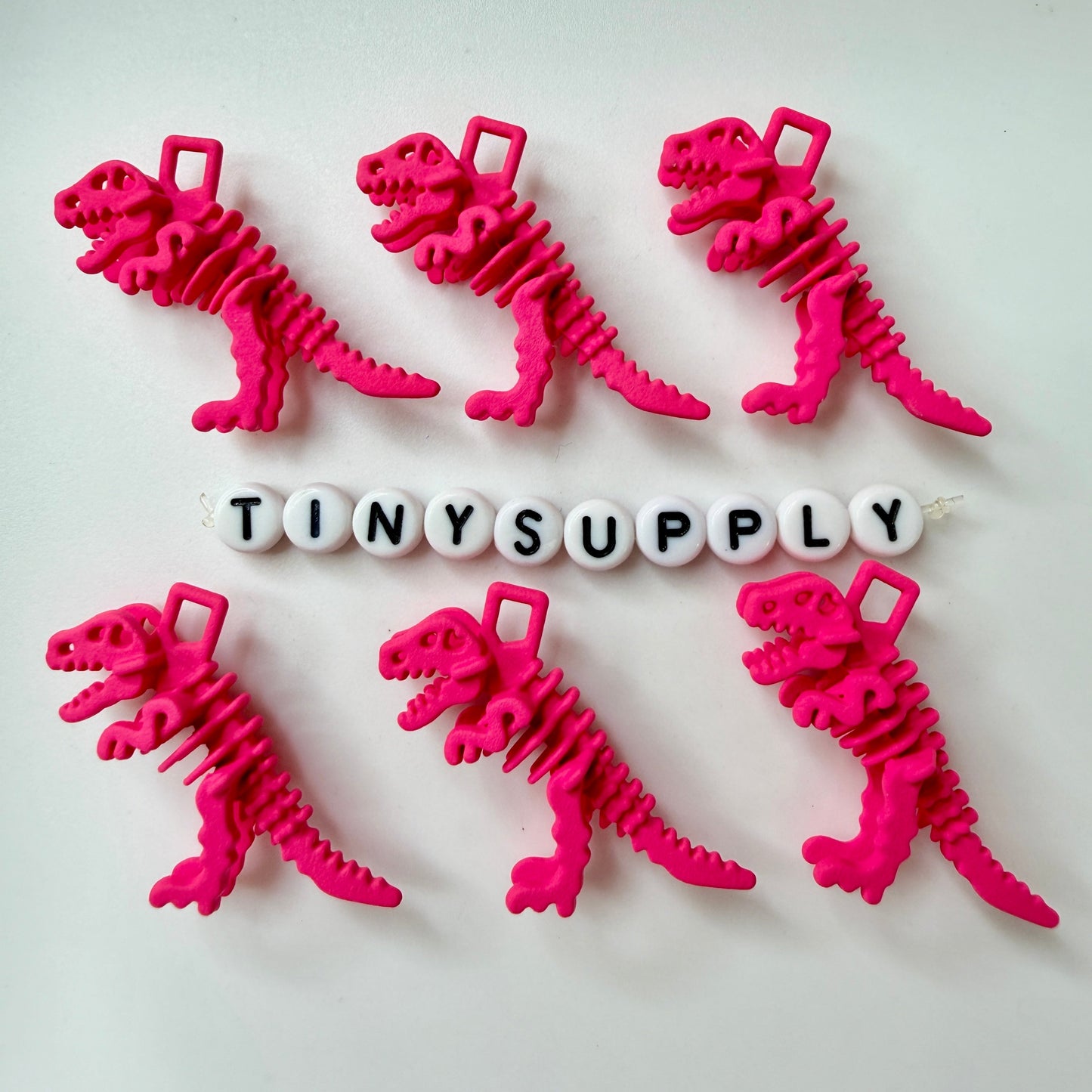 37MM X 27MM Matte Enamel Alloy T-Rex Animal Themed Charms