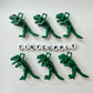 37MM X 27MM Matte Enamel Alloy T-Rex Animal Themed Charms