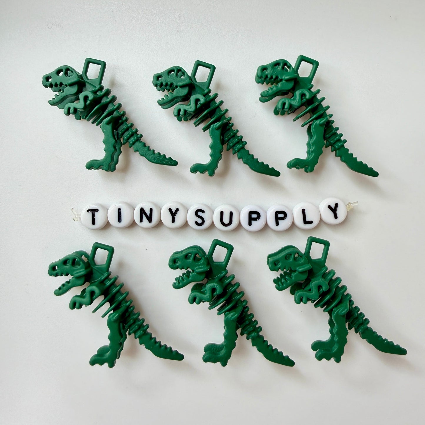 37MM X 27MM Matte Enamel Alloy T-Rex Animal Themed Charms