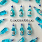 Wide Korean Alcohol Soju Beer Bottle Charm (10mm x 34mm)