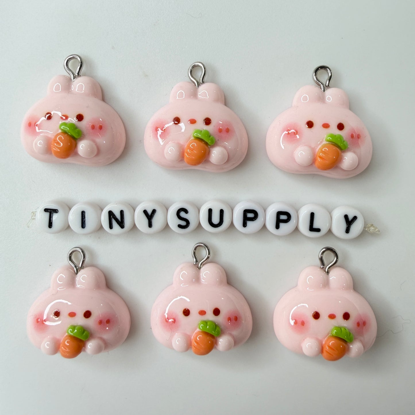 Chibi Animals (Hamster, Bunny, Panda, Chicken, Cat, Bear) Resin Themed Charms