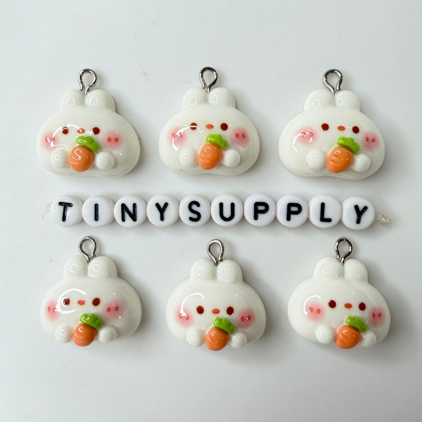 Chibi Animals (Hamster, Bunny, Panda, Chicken, Cat, Bear) Resin Themed Charms