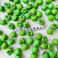 Resin Green Apple Fruit Charm (15mm x 12mm)