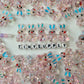 Chunky 25MM Clear/Pink Bunny Shaped Acrylic Spacer Beads