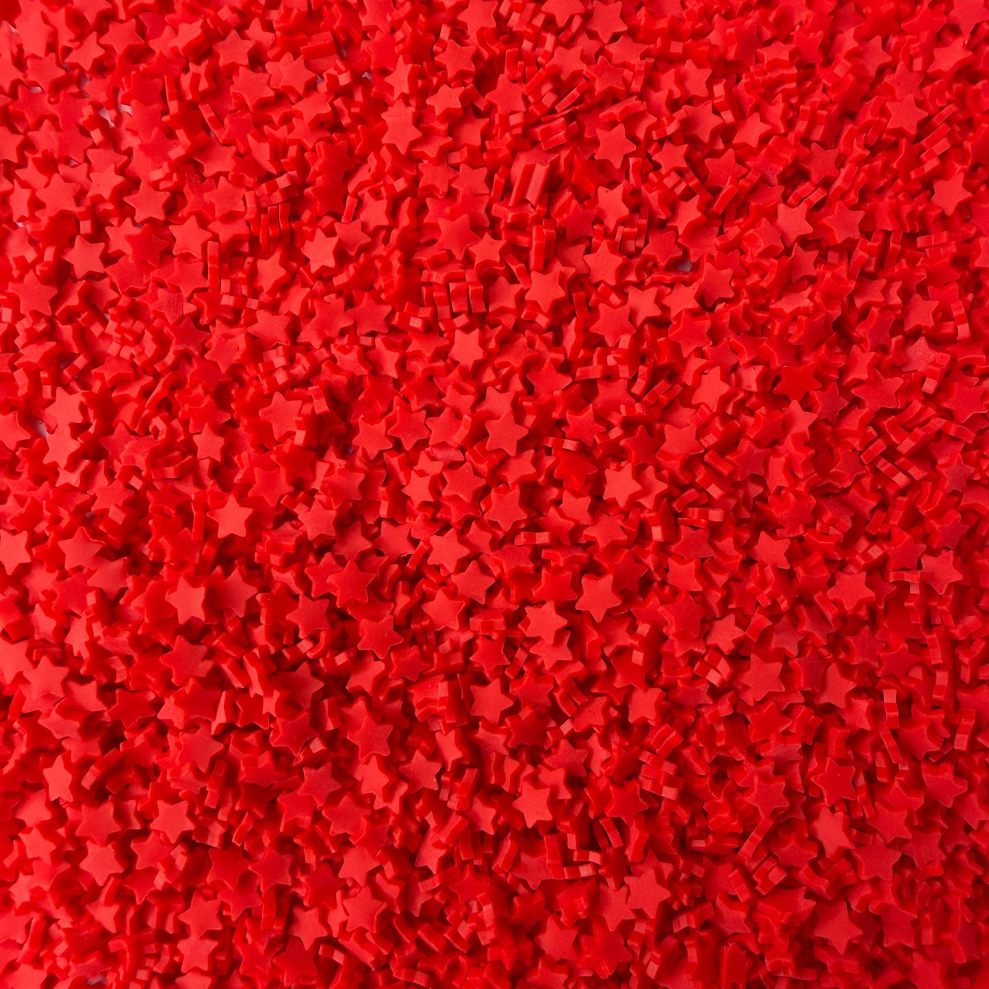 5mm Red Star V2 Polymer Clay Sprinkle Pieces (NOT EDIBLE) D55-01