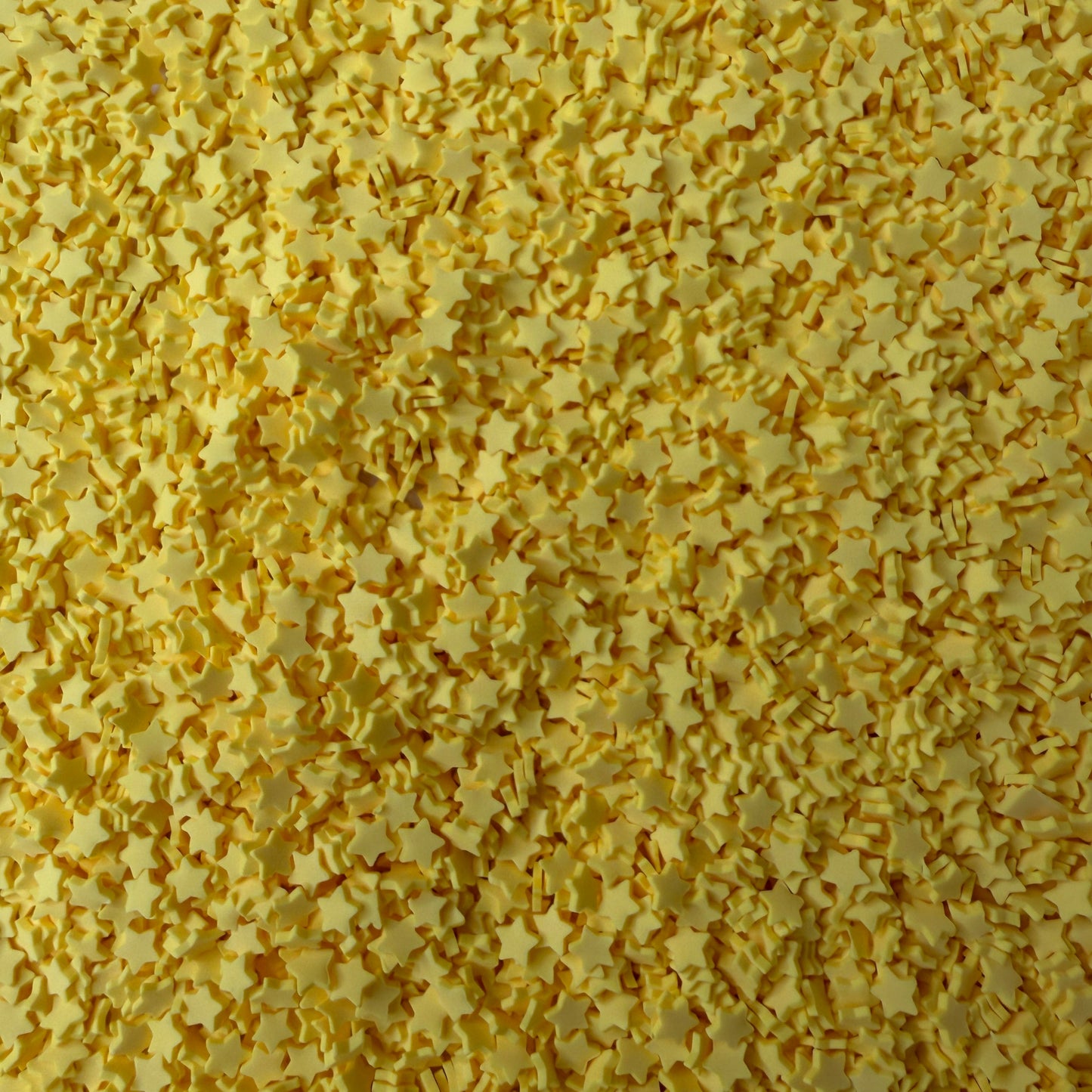 5mm Yellow Star V2 Polymer Clay Sprinkle Pieces (NOT EDIBLE) D55-05