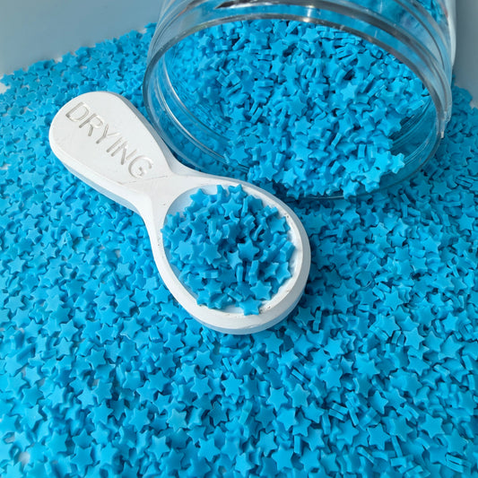 5mm Sky Blue Star V2 Polymer Clay Sprinkle Pieces (NOT EDIBLE) D55-10