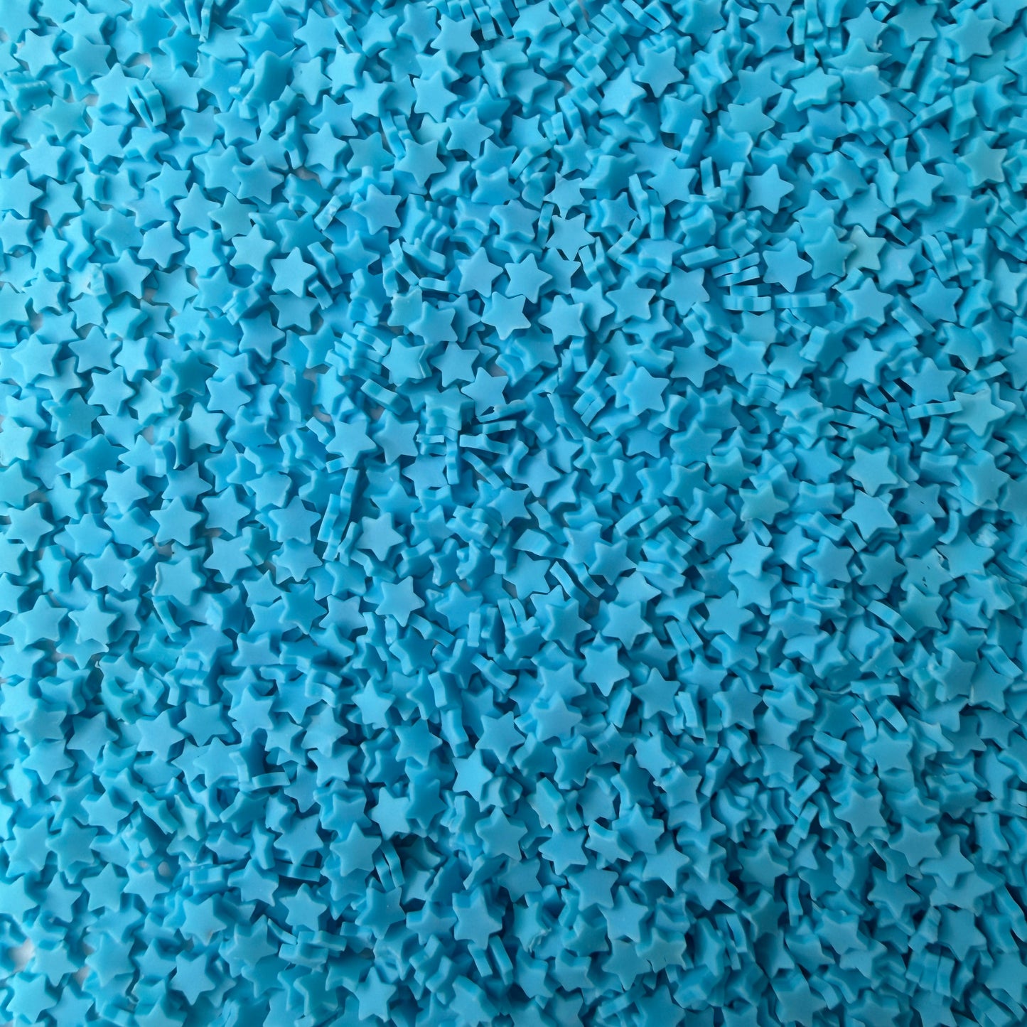 5mm Sky Blue Star V2 Polymer Clay Sprinkle Pieces (NOT EDIBLE) D55-10