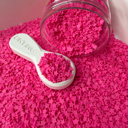 5mm Rose Pink V2 Polymer Clay Sprinkle Pieces (NOT EDIBLE) D55-14