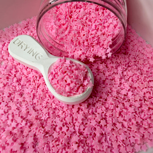 5mm Light Rose Pink V2 Polymer Clay Sprinkle Pieces (NOT EDIBLE) D55-15