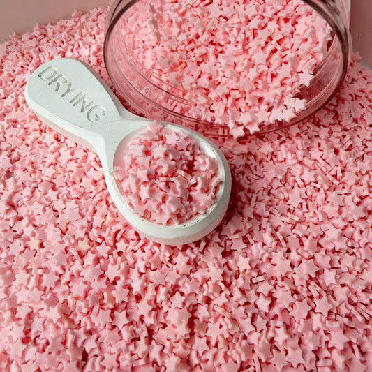 5mm Light Pink V2 Polymer Clay Sprinkle Pieces (NOT EDIBLE) D55-17