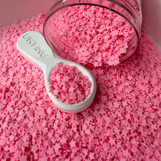 5mm Pink V2 Polymer Clay Sprinkle Pieces (NOT EDIBLE) D55-16
