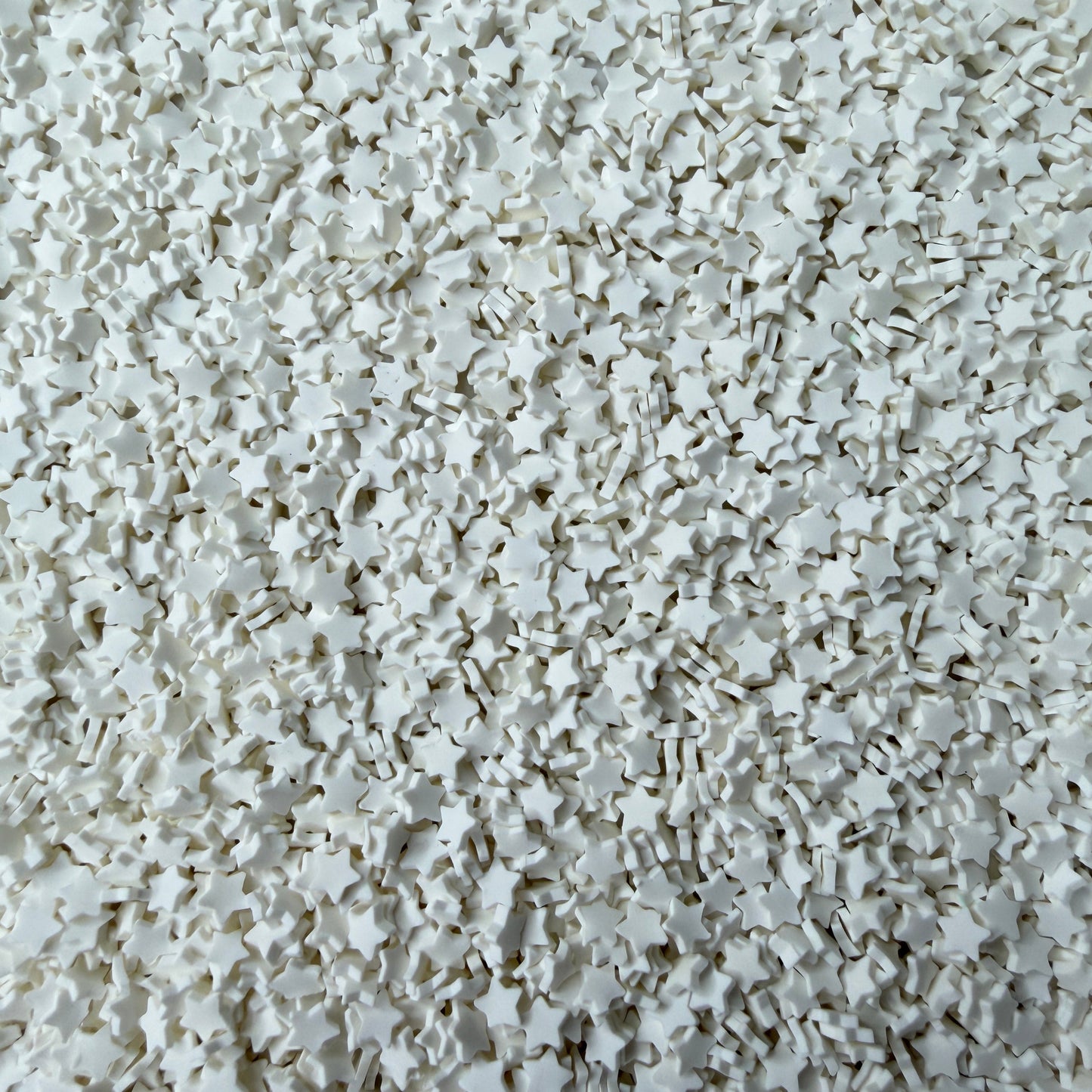 5mm White V2 Polymer Clay Sprinkle Pieces (NOT EDIBLE) D55-18
