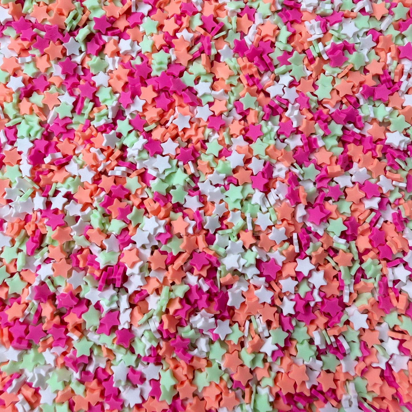 5mm Retro Star Polymer Clay Sprinkle Mix (NOT EDIBLE) D55-20