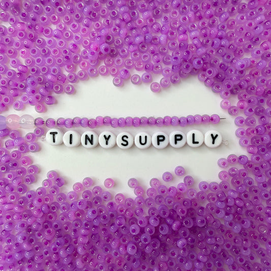 4MM 6/0 Imitation Cat Eye Seed Bead-Medium Orchid (02A-10)