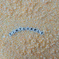 6MM Luster Peanut Shaped Seed Beads-Orange (K010-4F)
