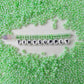 6MM Luster Peanut Shaped Seed Beads-Green (K010-4C)