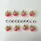 Resin Strawberry Flower Charms: Pink, Red, Blue, Orange, Hot Pink (15mm)